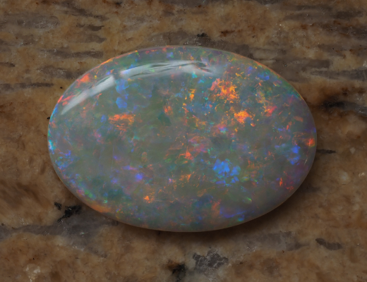 14.07ct N8-LIGHT SOLID OPAL from COOBER PEDY (EIGHT MILE DIGGINGS) — Stock #230499, Christianos Opals