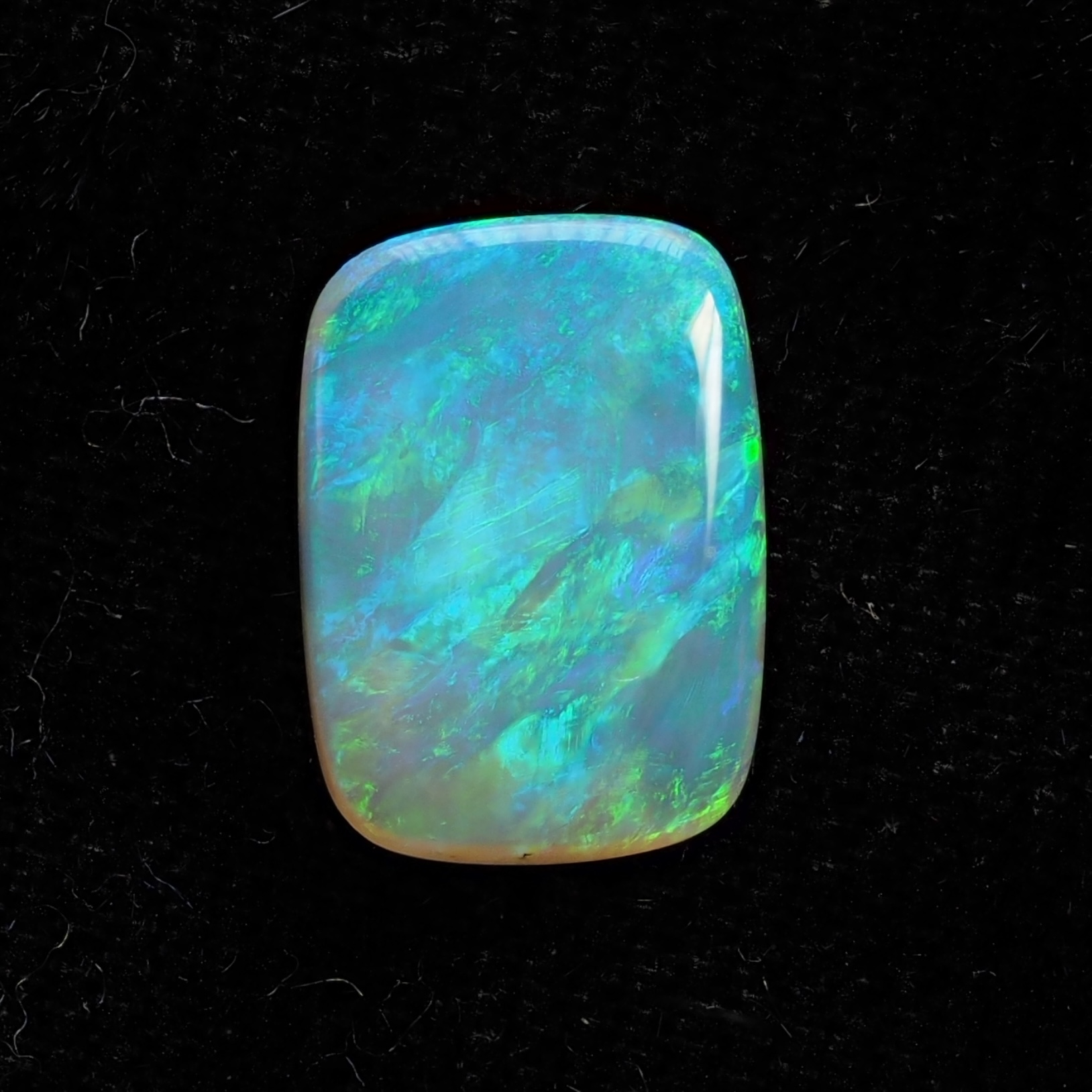 1.72ct N6-DARK SOLID OPAL from LIGHTNING RIDGE — Stock #230605, Christianos Opals