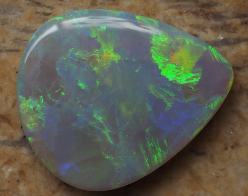 41.11ct N7-LIGHT SOLID OPAL from COOBER PEDY (SHELL PATCH DIGGINGS) — Stock #230704, Christianos Opals