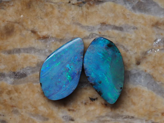 8.90ct BOULDER OPAL from QUEENSLAND — Stock #230785, Christianos Opals