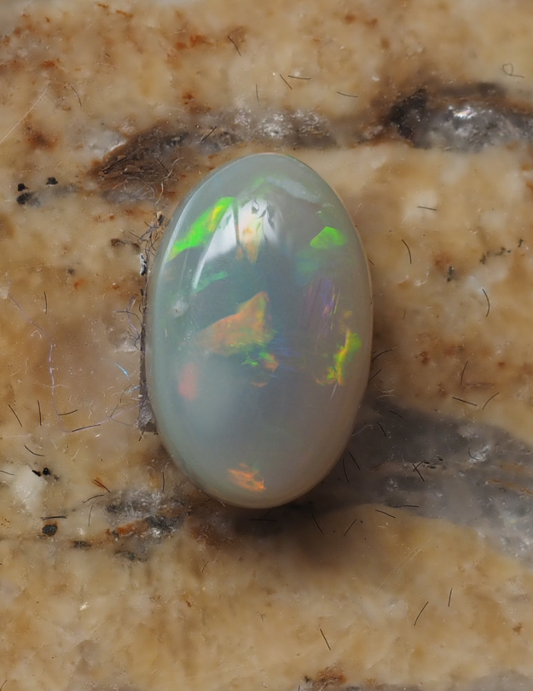 2.52ct N5-DARK SOLID OPAL from LIGHTNING RIDGE — Stock #230805, Christianos Opals