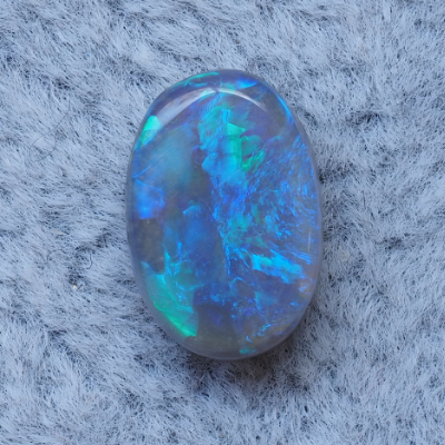 1.29ct N6-DARK SOLID OPAL from LIGHTNING RIDGE — Stock #252491, Christianos Opals