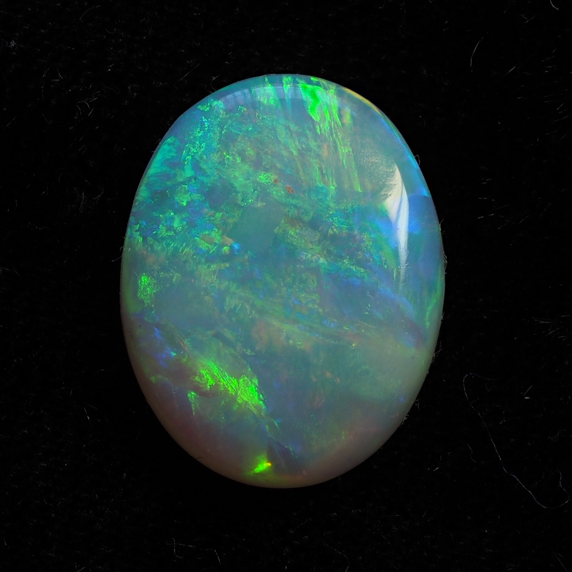 3.77ct N7-LIGHT SOLID OPAL from LIGHTNING RIDGE — Stock #252521, Christianos Opals