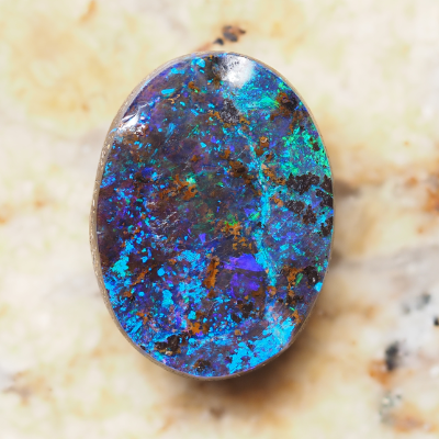 7.05ct BOULDER OPAL from QUEENSLAND — Stock #252814, Christianos Opals