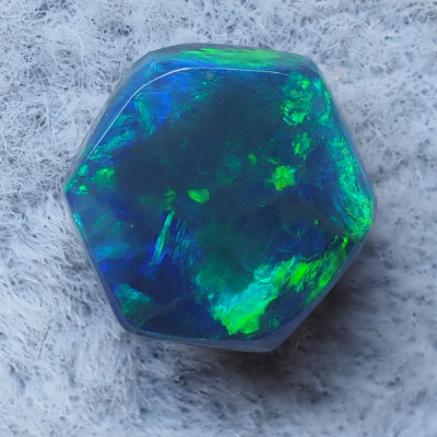 0.98ct N4-BLACK SOLID OPAL from LIGHTNING RIDGE — Stock #252846, Christianos Opals