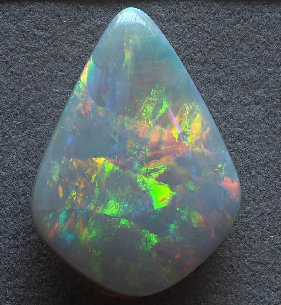 15.50ct N7-LIGHT SOLID OPAL from COOBER PEDY (SHELL PATCH DIGGINGS) — Stock #252880, Christianos Opals