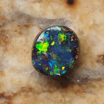產自昆士蘭的1.52克拉 礫背澳寶｜存貨編號252959，曼紐澳寶 Christianos Opals