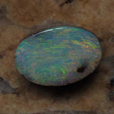 7.25ct BOULDER OPAL from QUEENSLAND — Stock #253003, Christianos Opals
