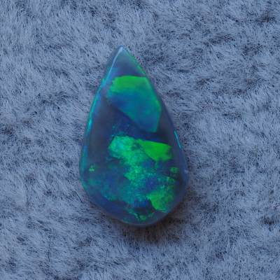 1.09ct N4-BLACK SOLID OPAL from LIGHTNING RIDGE — Stock #288124, Christianos Opals
