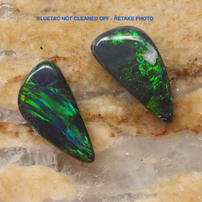 4.27ct N1-BLACK SOLID OPAL from LIGHTNING RIDGE — Stock #288159, Christianos Opals