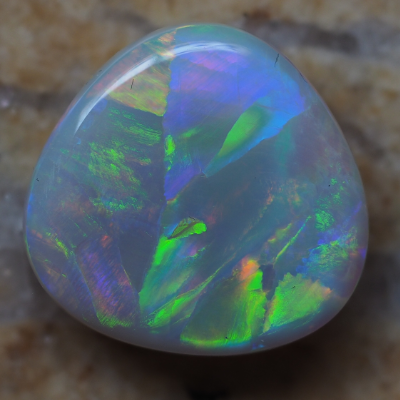 10.08ct N7-LIGHT SOLID OPAL from COOBER PEDY — Stock #34628, Christianos Opals